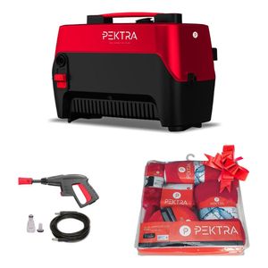 Hidrolavadora Portátil 1200w Presión Pektra + Set Limpieza