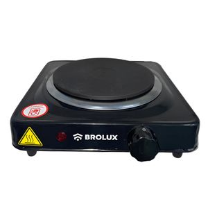 Anafe Electrico Brolux 1 Hornalla Negro 1000w