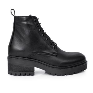 BORCEGO THELMA NEGRO BOTINETA CLASICA CUERO MUJER