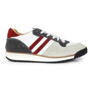 ZAPATILLA MIDWAY GRIS ZAPATO MUJER CUERO URBANA
