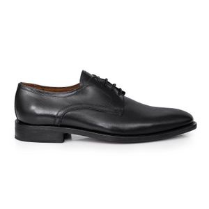 ZAPATO ELIEL NEGRO CALZADO CUERO HOMBRE ELEGANTE