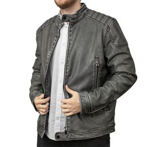 CAMPERA BARNET NEGRA ABRIGO HOMBRE URBANO CASUAL