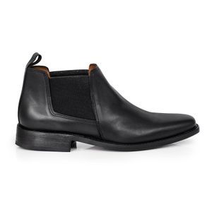 BOTA OSLO BLACK ELEGANTE CUERO HOMBRE VESTIR