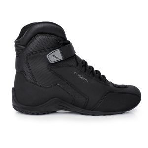 BORCEGO HYBER NEGRO BOTINETA CUERO HOMBRE MOTORWEAR
