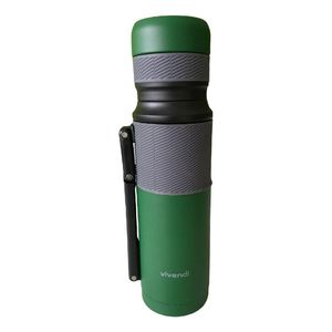 Termo Matero Vivendi 1.2 L Acero Inox Asa Plegable Verde