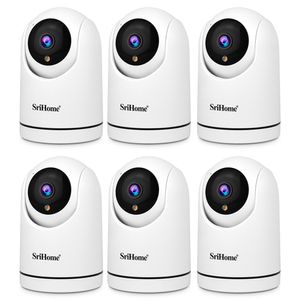 Kit x 6 Cámaras De Seguridad Srihome 1080p Audio Bidireccional Vision Nocturna