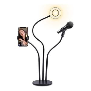Aro De Luz Ring Light Iqual A31 Soporte Celular Y Mic Promo