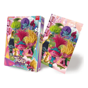 Puzzle Rompecabezas Trolls 70 Piezas Tapimovil UTR01293