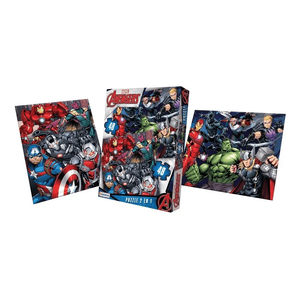 Puzzle Avengers X 2 Rompecabezas 48 Piezas Marvel VAV03440 Tapimovil