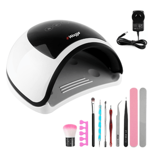 Cabina de Uñas UV Lampara Led 96W Waggs + Kit de Regalo