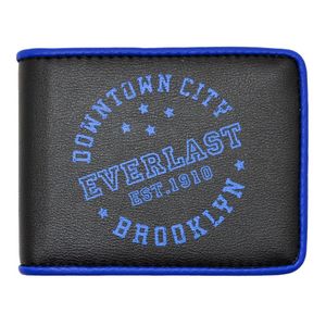 Billetera Hombre Everlast Cuero Ecologico Pu Porta Tarjetas 26763 Negro