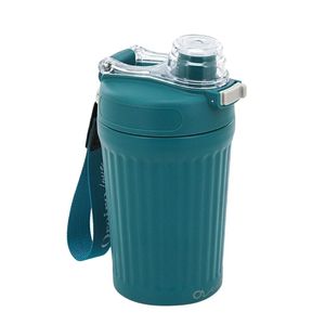 Vaso Termico Doble Capa Acero Inoxidable Sistema Antigoteo Apertura Pulsador 600 ml 18390