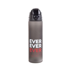 Botella de Agua Deportiva Everlast 700 ml Gym Pico Rebatible Correa 11397 Rojo