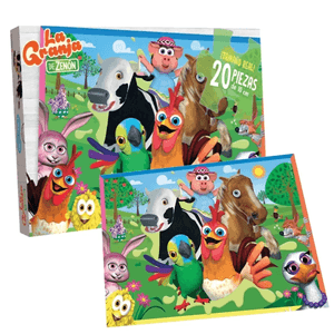 Puzzle Gigante Rompecabeza X 20 Piezas De La Granja De Zenón LCG00630