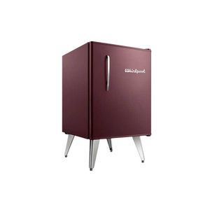 Heladera Compacta Whirlpool Retro Marsala Wine 76 Lts