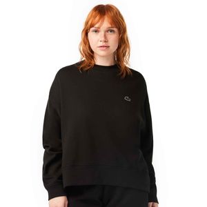 Buzo Lacoste Double Face Mujer Moda Negro
