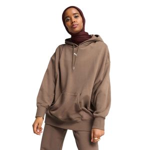 Buzo Puma Wardrobe Essentials Sportstyle Mujer Moda Marrón