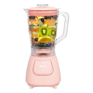 Licuadora De Vaso Atma Lv24p0ap Rosa 1.25 Lts 500w