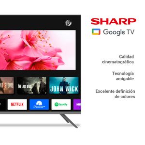 Tv Sharp AQUOS 50" 4K con Google