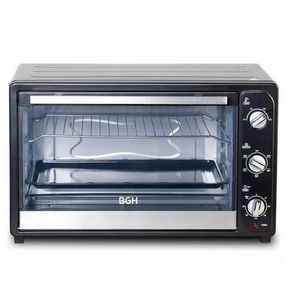 Horno Bgh Eléctrico Negro Mecánico 64 Litros Bhe65m19
