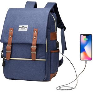 Mochila  Azul South Port +para Notebook 26L
