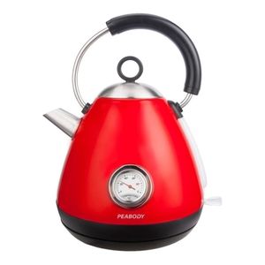 PAVA ELECTRICA PEABODY PE-KV8215 1.7L 2000W CON TERMOMETRO ROJA