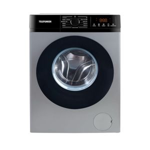 Lavarropa Telefunken TFK-WMCFSL 6K1 6Kg 1000Rpm Plata Inverter