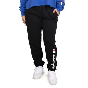 Pantalón Champion Logo Mujer Moda Negro