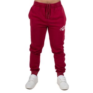 Pantalón Champion Vintage Wash Varsity Hombre Moda Bordó