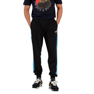 Pantalón Puma Essentials Block Sportstyle Hombre Moda Negro