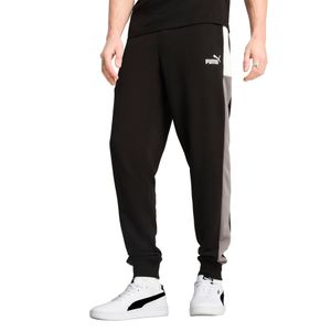 Pantalón Puma Essentials Block Sportstyle Hombre Moda Negro