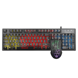 Kit de teclado y mouse gamer Marvo