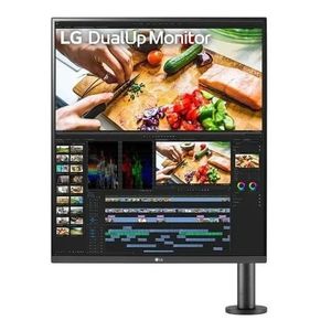 Monitor Ips Qhd 28 Pulgadas LG Dual Up Ergo 28mq780 Hdr Usb