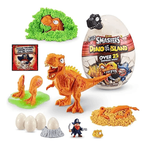 Huevo Epico Con 25 Sorpresas Smashers Dino Island Zuru 7487