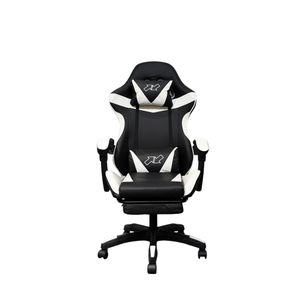 Silla Gamer Stream Con Apoya Pies Eco Cuero Baires4