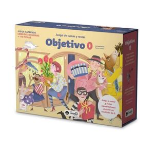 OBJETIVO 0 JUEGO DE SUMAS Y RESTAS LIBRO + 110 FICHAS - Anonimo