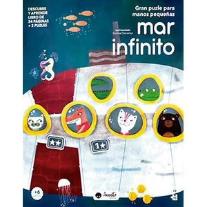 MAR INFINITO DESCUBRE Y APRENDE LIBRO + 2 ROMPECABEZAS - Anonimo