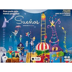 SUEÑOS DESCUBRE Y APRENDE LIBRO + 4 ROMPECABEZAS - Anonimo