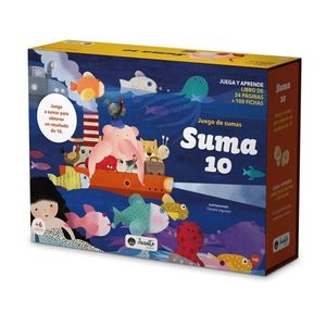 SUMA 10 JUEGO DE SUMAS  LIBRO + 100 FICHAS - Anonimo