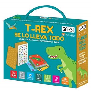T REX SE LO LLEVA TODO JUEGO DE CARTAS + LIBRO DE ACTIVIDADES + PEGATINAS - Anonimo