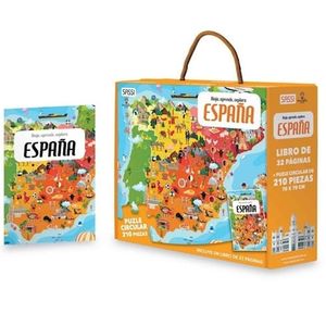 ESPAÑA LIBRO + PUZLE CIRCULAS 210 PIEZAS - Trevisan, L.
