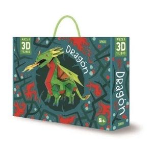 DRAGON PUZLE 3D Y LIBRO - Anonimo