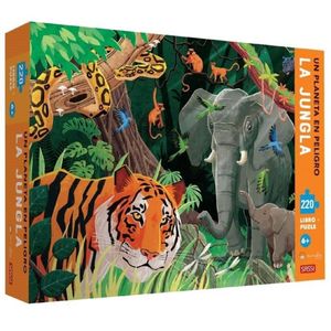 JUNGLA, LA UN PLANETA EN PELIGRO LIBRO + ROMPECABEZAS - Lorenzi, E.