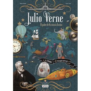 JULIO VERNE EL PADRE DE LA CIENCIA FICCION LIBRO + 2 MAQUETAS - Anonimo