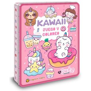 KAWAII JUEGO Y COLOREO - GATO DE HOJALATA