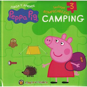 JUEGA Y APRENDE PEPPA PIG CAMPING - GATO DE HOJALATA