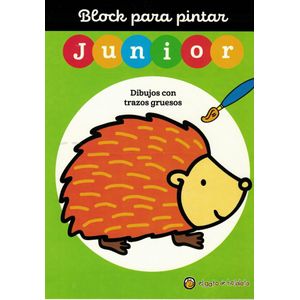 BLOCK PARA PINTAR JUNIOR ERIZO - GATO DE HOJALATA