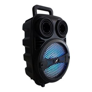 Parlante Portatil Bluetooth Noga 420bt Karaoke Usb Fm Leds