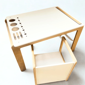 Mesa De Dibujo Montessori + 1 Silla