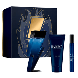 Carolina Herrera Bad Boy Cobalt Men Edp 100ml + Splitzer 10ml + Shower Gel